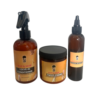 Hair Tea and Scalp Massage Challenge Bundle